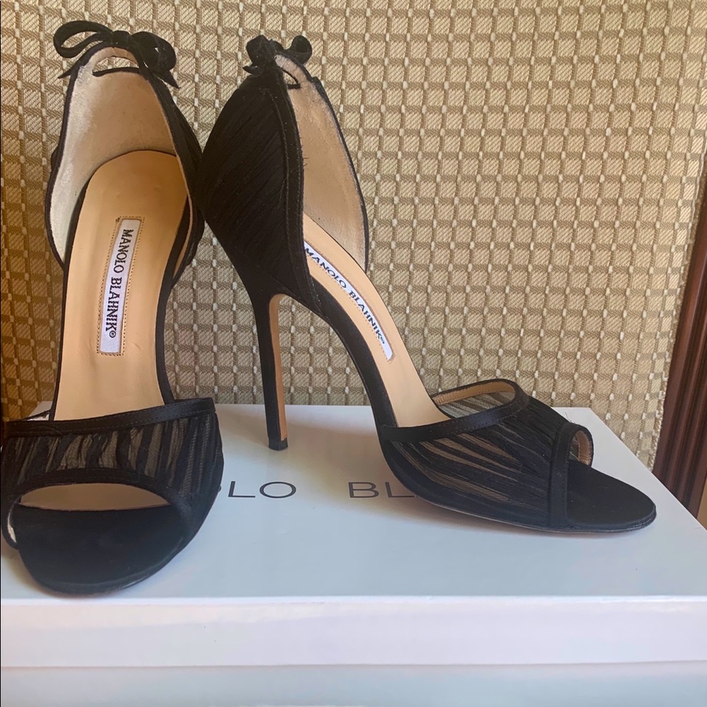 Manolo Blahnik Black Heels